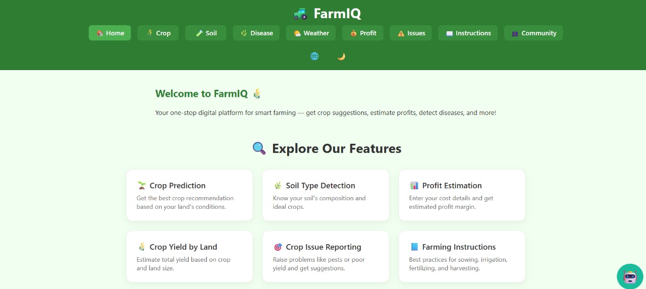 FarmIQ project screenshot