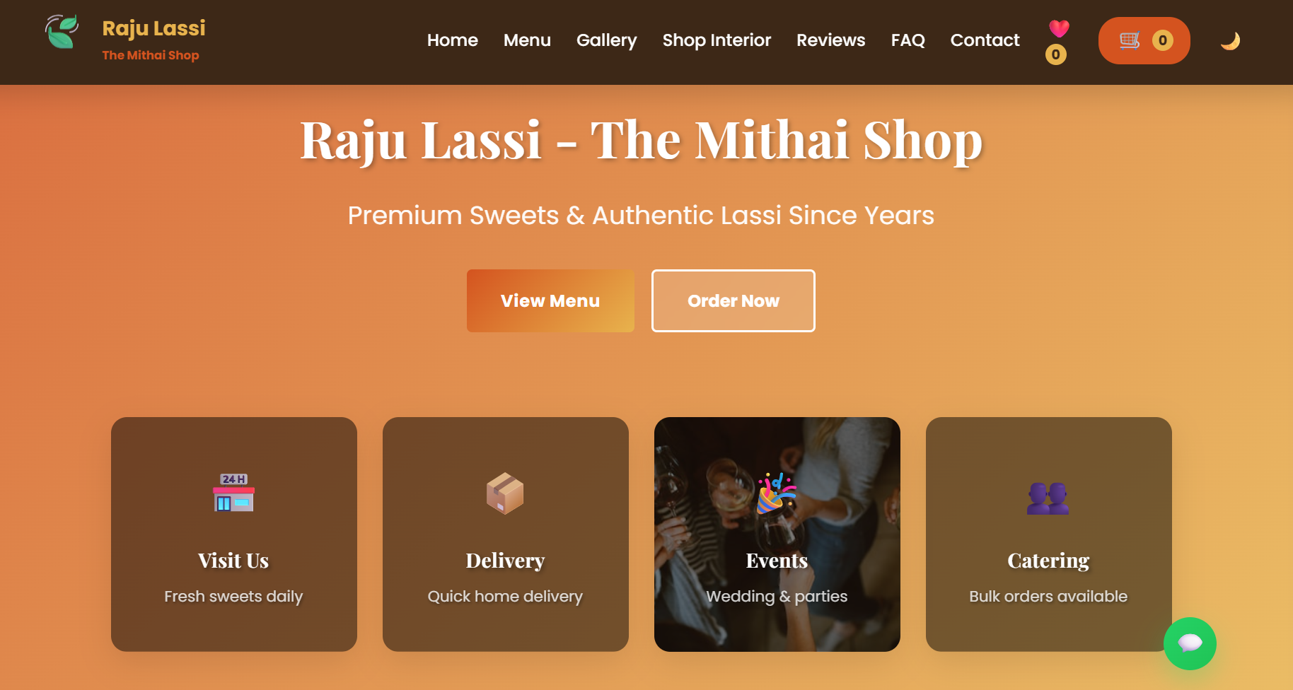 Raju Lassi - The Mithai Shop project screenshot